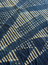 Load image into Gallery viewer, African Vintage Ikat Denim Textile 58