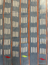 Load image into Gallery viewer, African Vintage Ikat Denim Textile 52