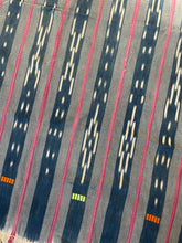 Load image into Gallery viewer, African Vintage Ikat Denim Textile 53