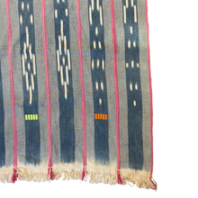 Load image into Gallery viewer, African Vintage Ikat Denim Textile 53
