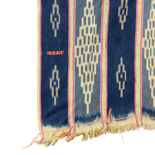 Load image into Gallery viewer, African Vintage Ikat Denim Textile 56