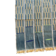 Load image into Gallery viewer, African Vintage Ikat Denim Textile 51