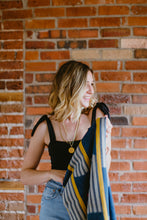 Load image into Gallery viewer, African Vintage Ikat Denim Textile 03