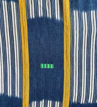 Load image into Gallery viewer, African Vintage Ikat Denim Textile 03
