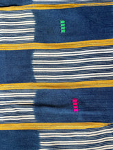 Load image into Gallery viewer, African Vintage Ikat Denim Textile 03