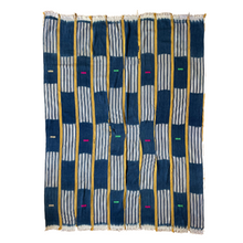Load image into Gallery viewer, African Vintage Ikat Denim Textile 03