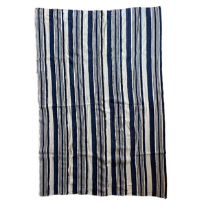 African Vintage Ikat Denim Textile 38