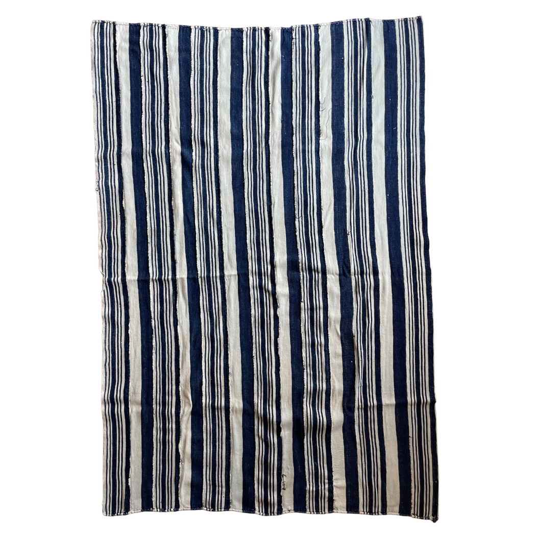 African Vintage Ikat Denim Textile 38