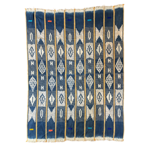 Load image into Gallery viewer, African Vintage Ikat Denim Textile 55