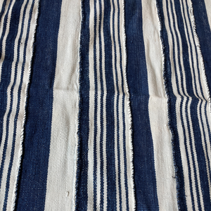 African Vintage Ikat Denim Textile 38