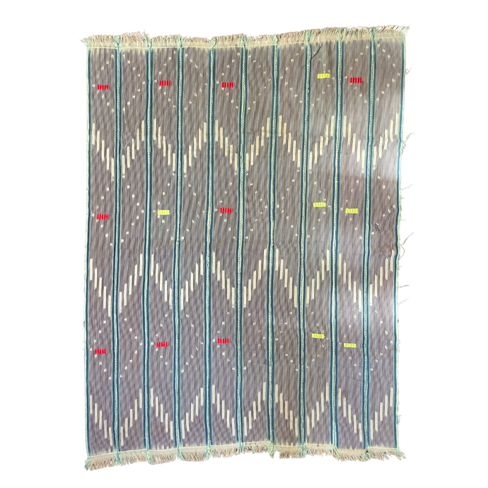 African Vintage Ikat Denim Textile 50