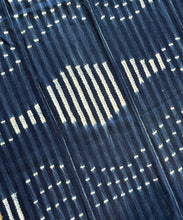 Load image into Gallery viewer, African Vintage Ikat Denim Textile 43