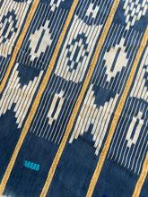 Load image into Gallery viewer, African Vintage Ikat Denim Textile 55