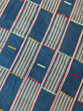 Load image into Gallery viewer, African Vintage Ikat Denim Textile 57