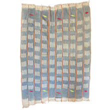 Load image into Gallery viewer, African Vintage Ikat Denim Textile 52