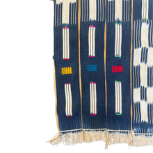 Load image into Gallery viewer, African Vintage Ikat Denim Textile 48