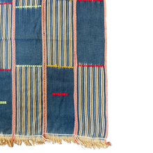 Load image into Gallery viewer, African Vintage Ikat Denim Textile 57