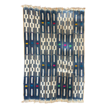 Load image into Gallery viewer, African Vintage Ikat Denim Textile 48