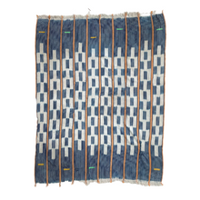 Load image into Gallery viewer, African Vintage Ikat Denim Textile 37