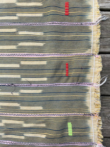 African Vintage Ikat Denim Textile 26