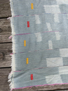 African Vintage Ikat Denim Textile 19