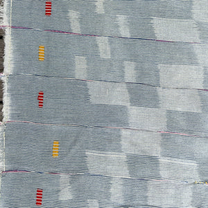 African Vintage Ikat Denim Textile 19