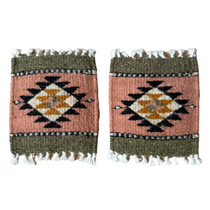 Handwoven Coaster Rosa